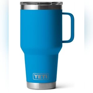 NWT YETI Rambler 30 oz Stainless Steel Big Wave Blue Travel Mug